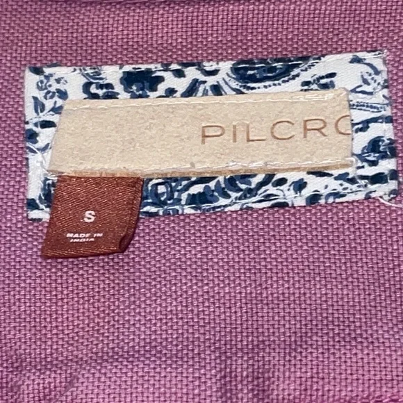 Anthropologie Pilco S Pink Oversized Cotton Linen Button Down Blouse Worn Once - Picture 8 of 13